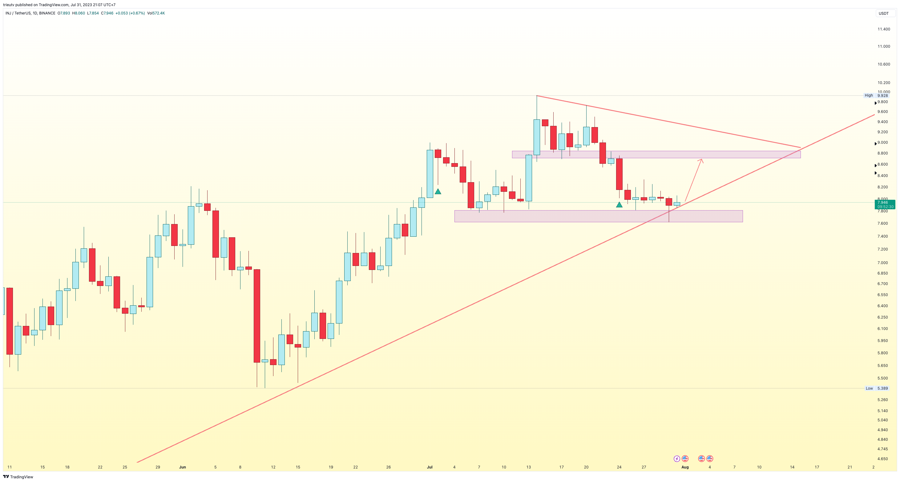 BINANCE:INJUSDT Chart Image by trieutv