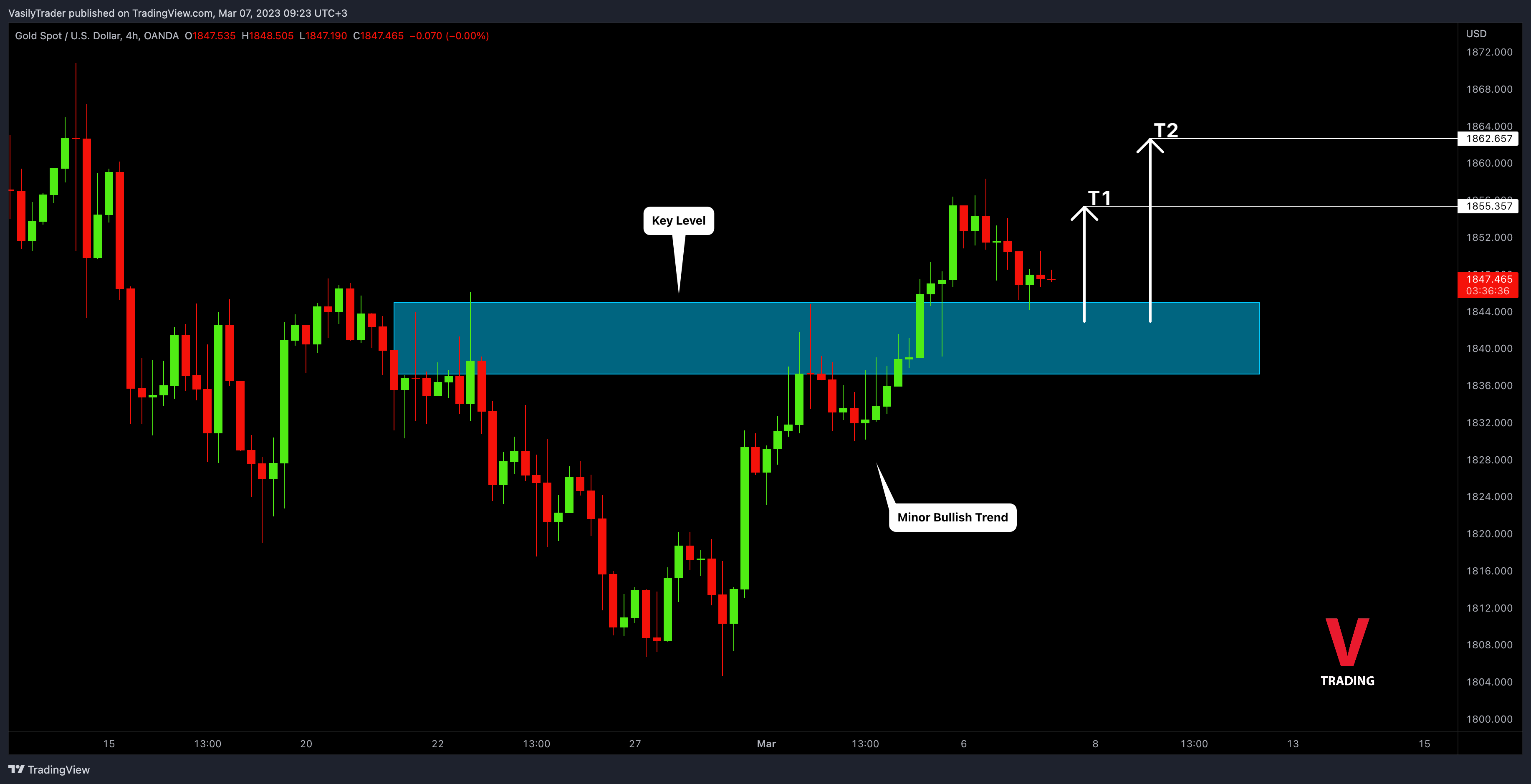 OANDA:XAUUSD Chart Image by VasilyTrader