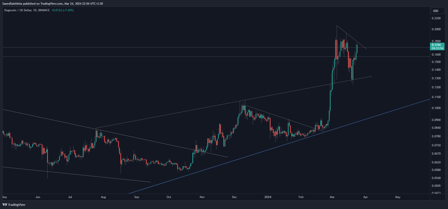 BINANCE:DOGEUSD Chart Image by SaeedSalehinia