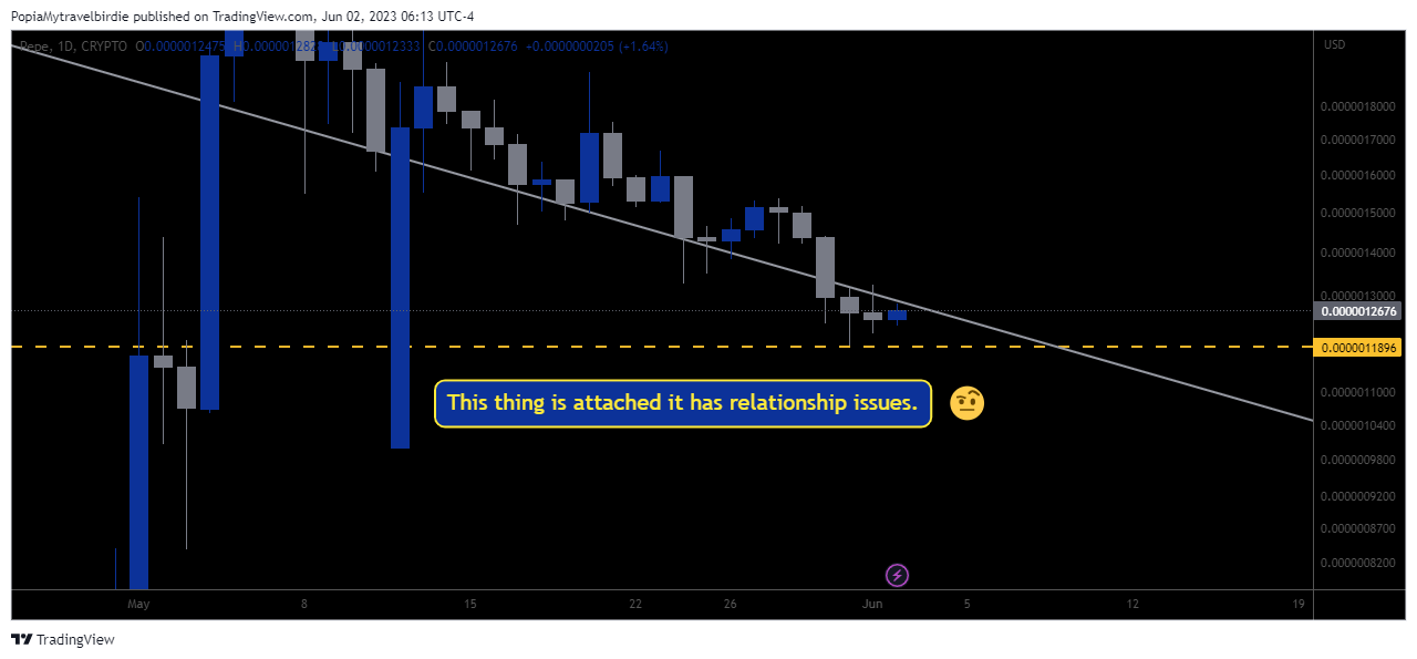 CRYPTO:PEPEUSD Chart Image by PopiaMytravelbirdie