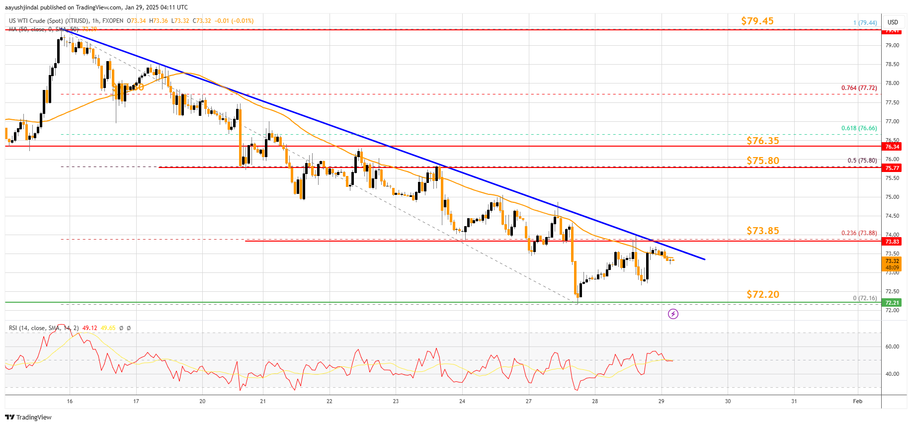 FXOPEN:XTIUSD Chart Image by aayushjindal