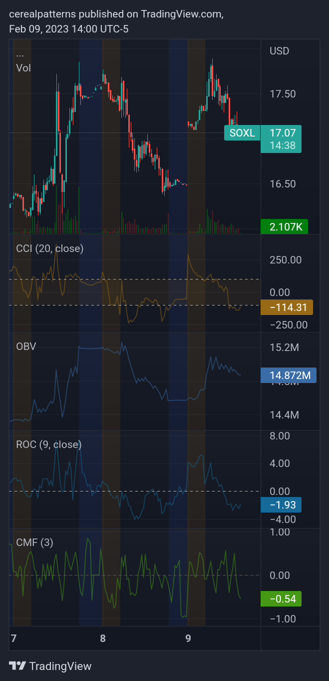 AMEX:SOXL Chart Image by cerealpatterns