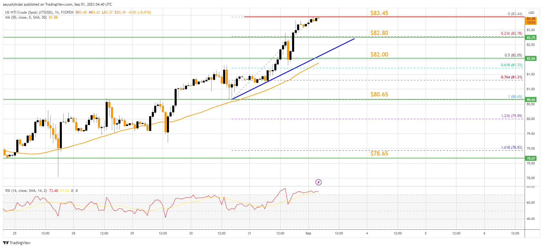 FXOPEN:XTIUSD Chart Image by aayushjindal
