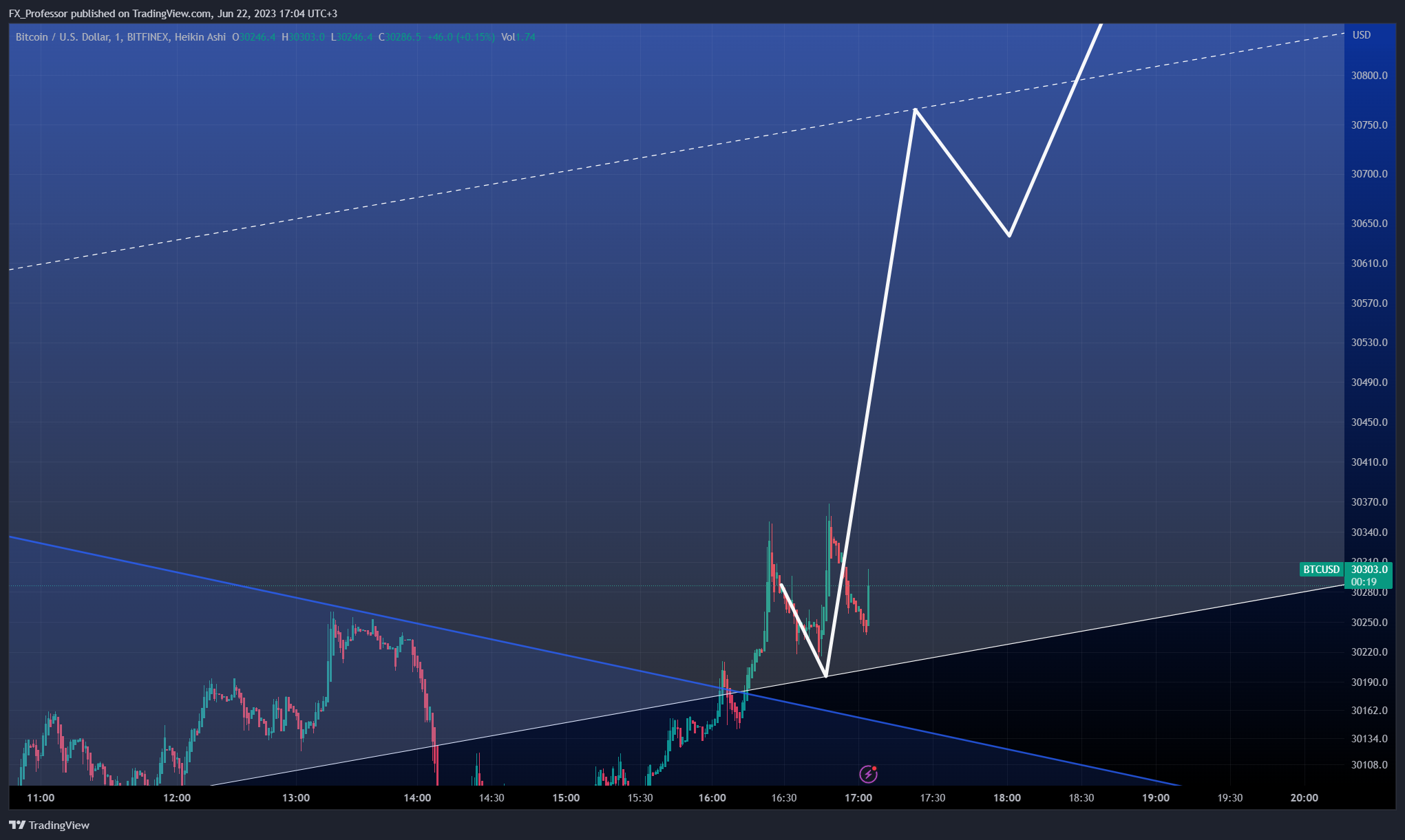BITFINEX:BTCUSD Chart Image by FX_Professor