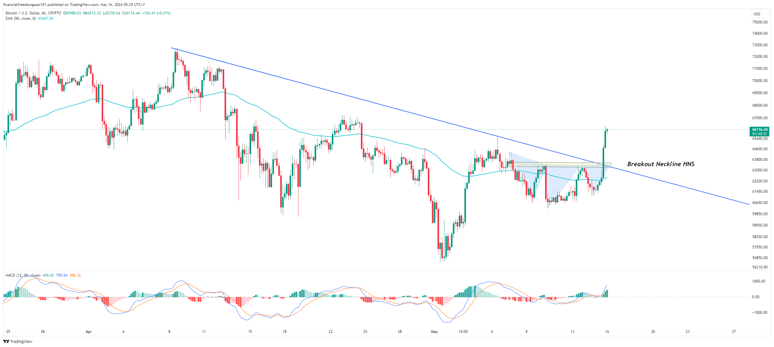 CRYPTO:BTCUSD Chart Image by financialfreedomgoals101