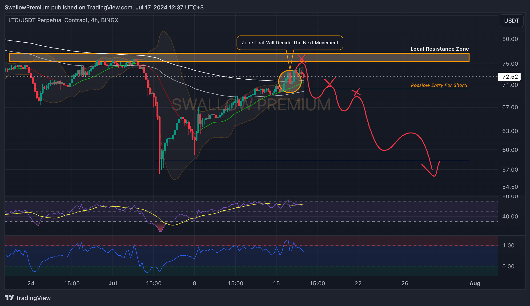 BINGX:LTCUSDT.P Chart Image by SwallowAcademy