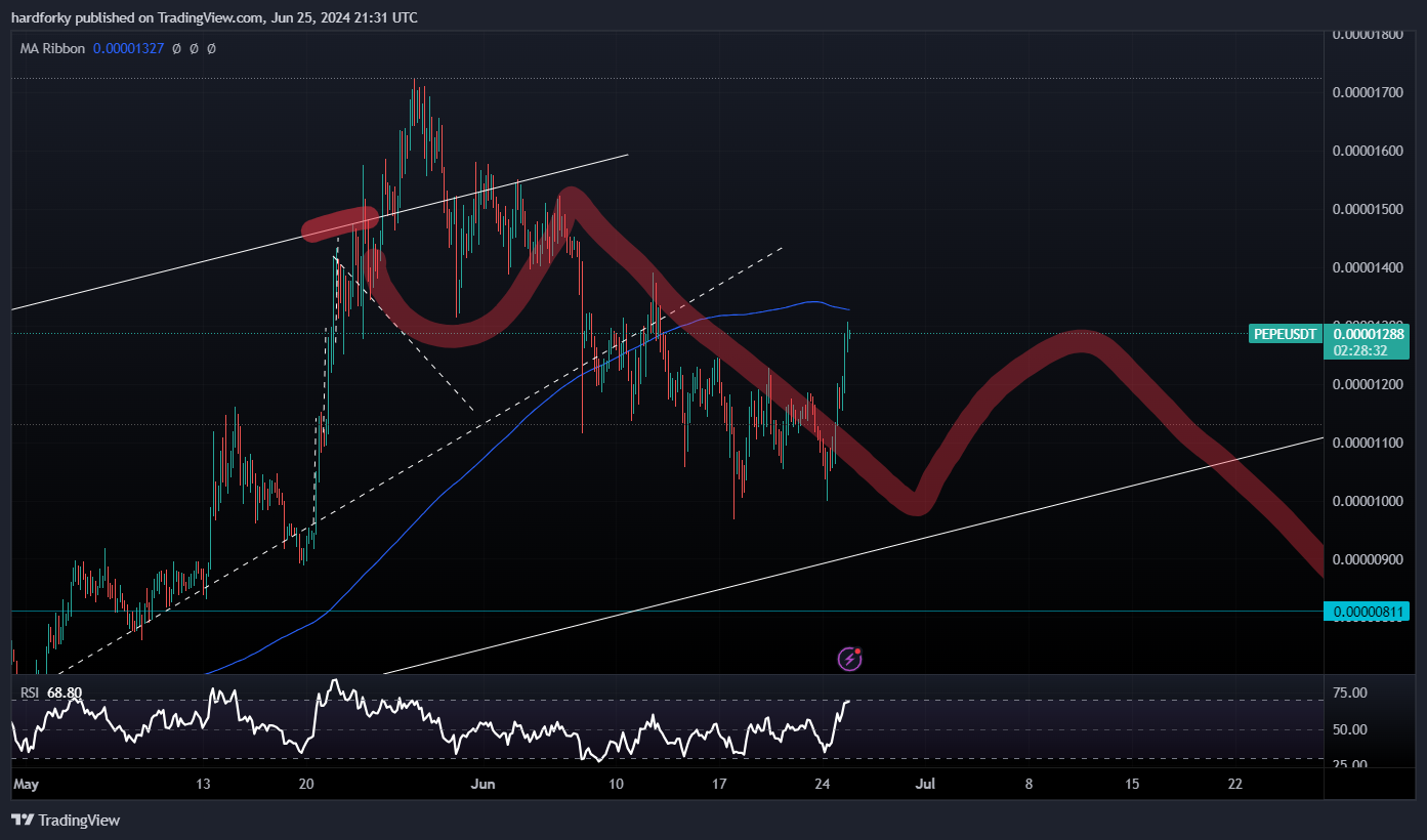 BINANCE:PEPEUSDT Chart Image by hardforky