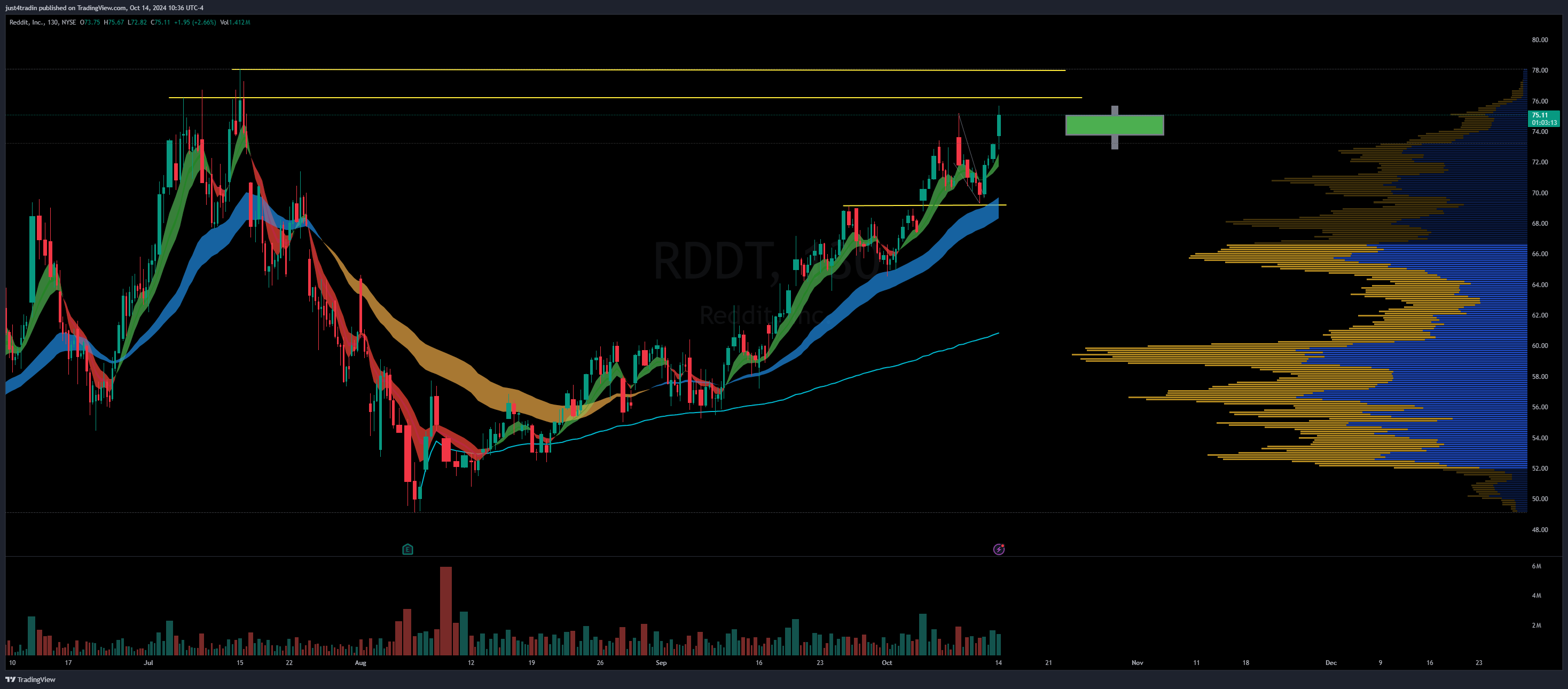 NYSE:RDDT Chart Image by just4tradin