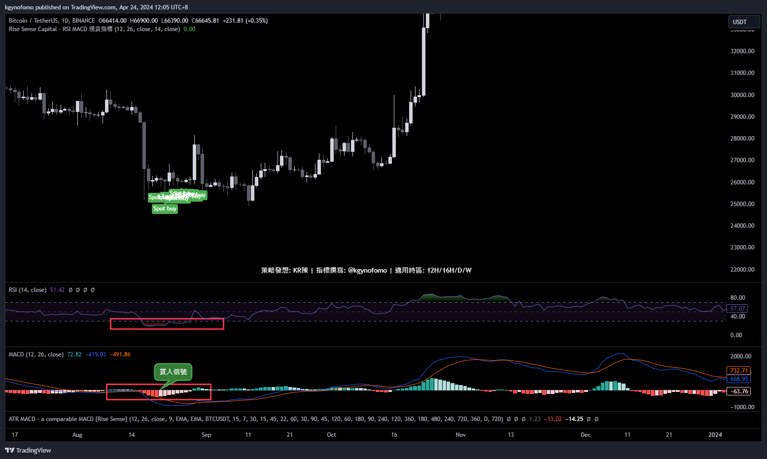 BINANCE:BTCUSDT Chart Image by kgynofomo