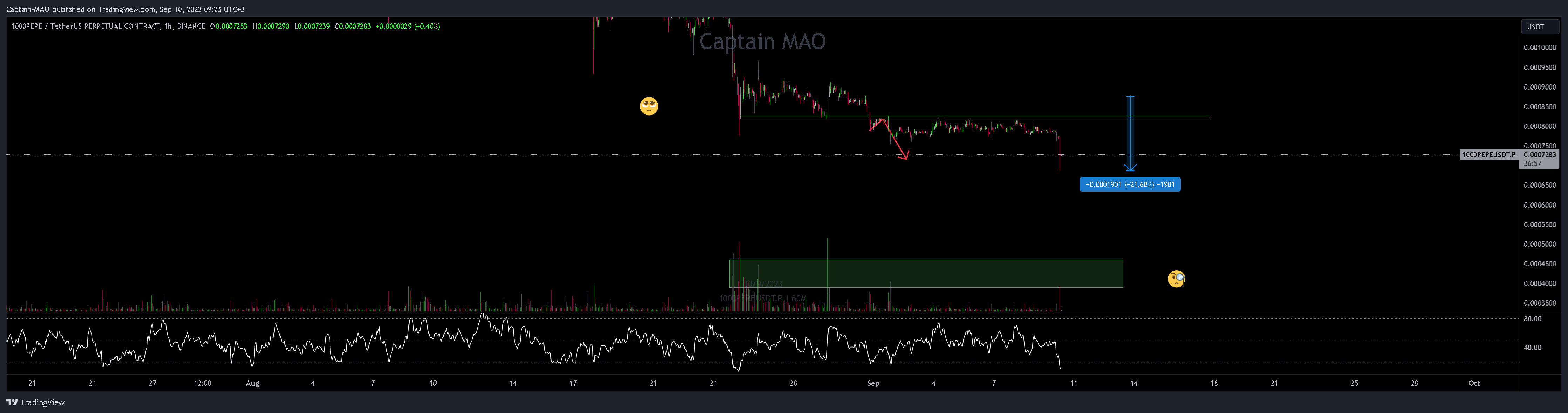 BINANCE:1000PEPEUSDT.P Chart Image by Captain-MAO
