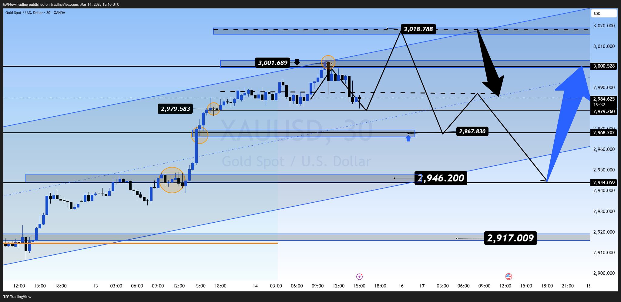 OANDA:XAUUSD Chart Image by MMFlowTrading