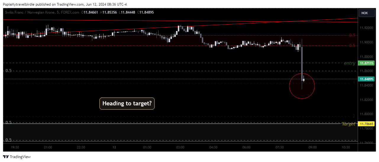 FOREXCOM:CHFNOK Chart Image by PopiaMytravelbirdie