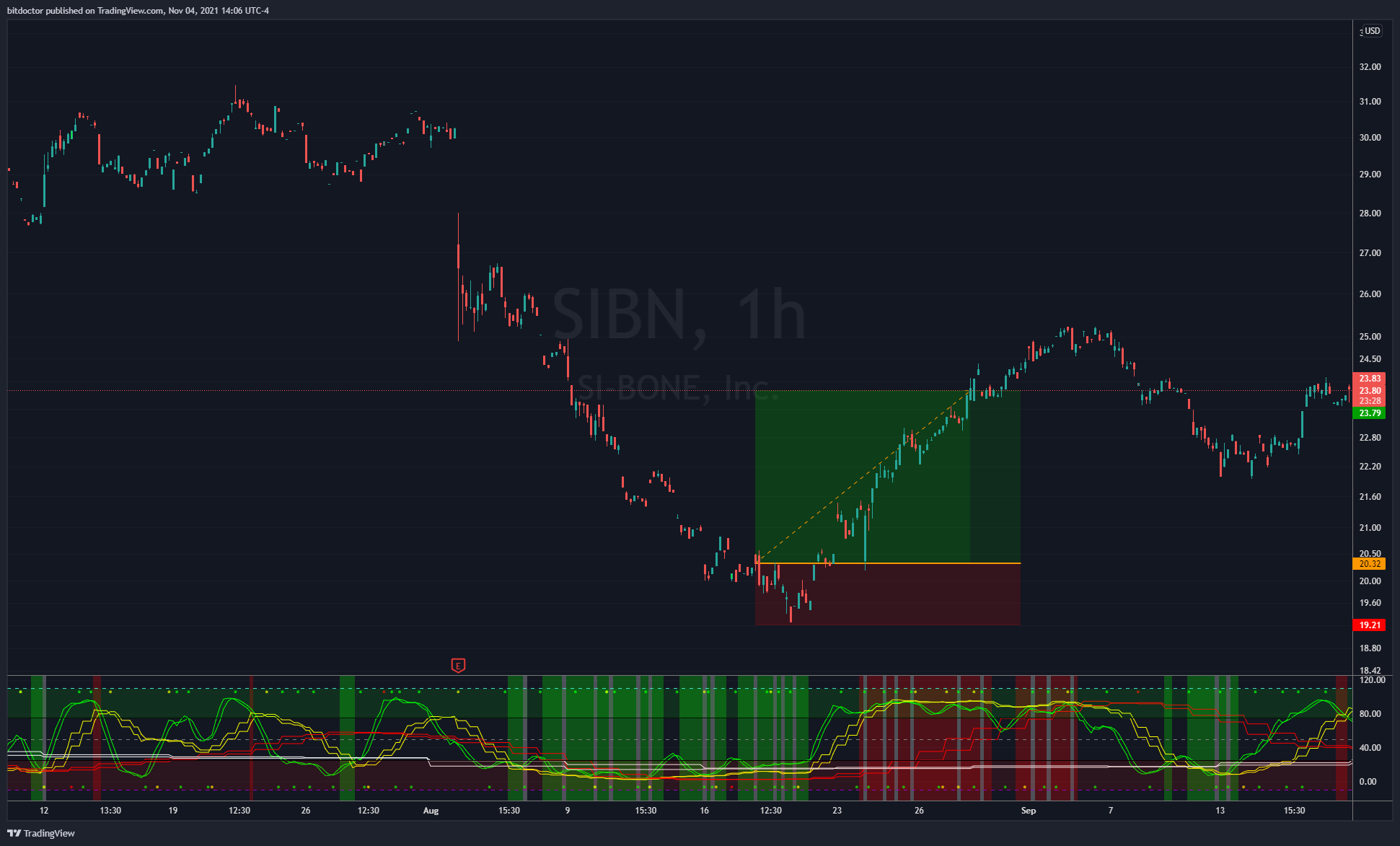 NASDAQ:SIBN Chart Image by bitdoctor