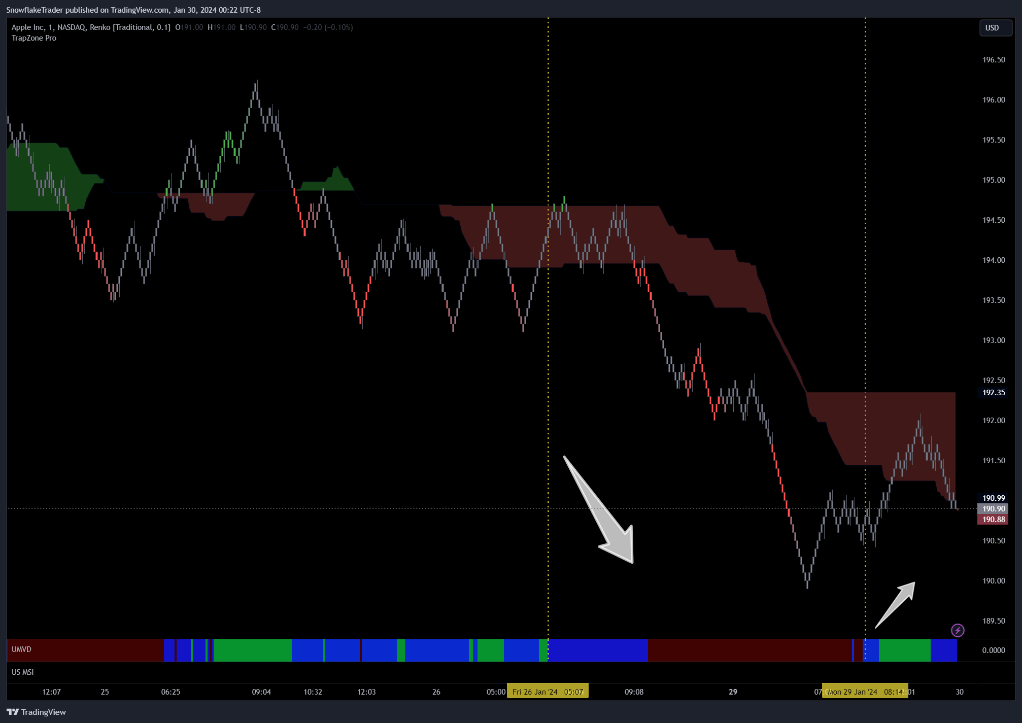 NASDAQ:AAPL Chart Image by SnowflakeTrader