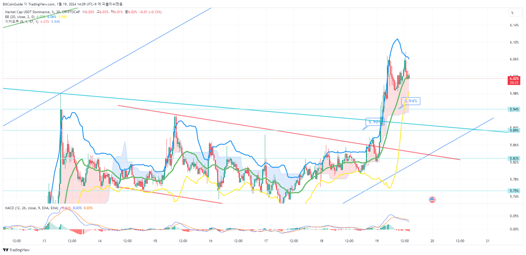 CRYPTOCAP:USDT.D Chart Image by BitCoinGuide