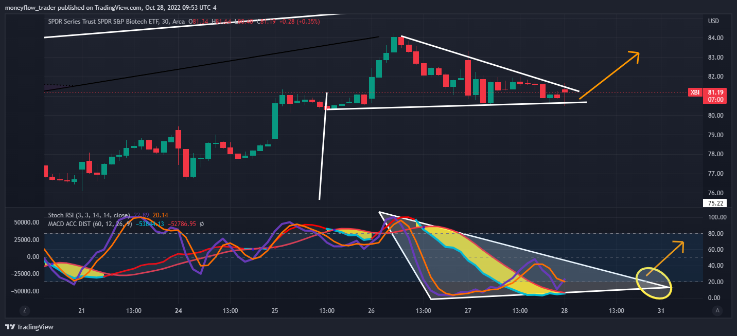 AMEX:XBI Chart Image by moneyflow_trader
