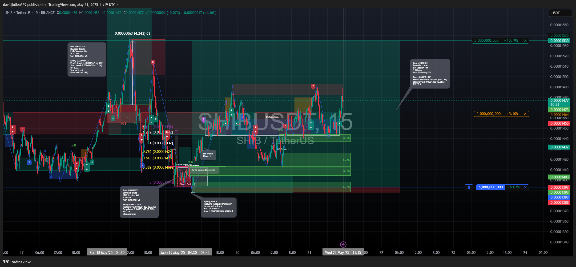 BINANCE:SHIBUSDT Chart Image by davidjulien369