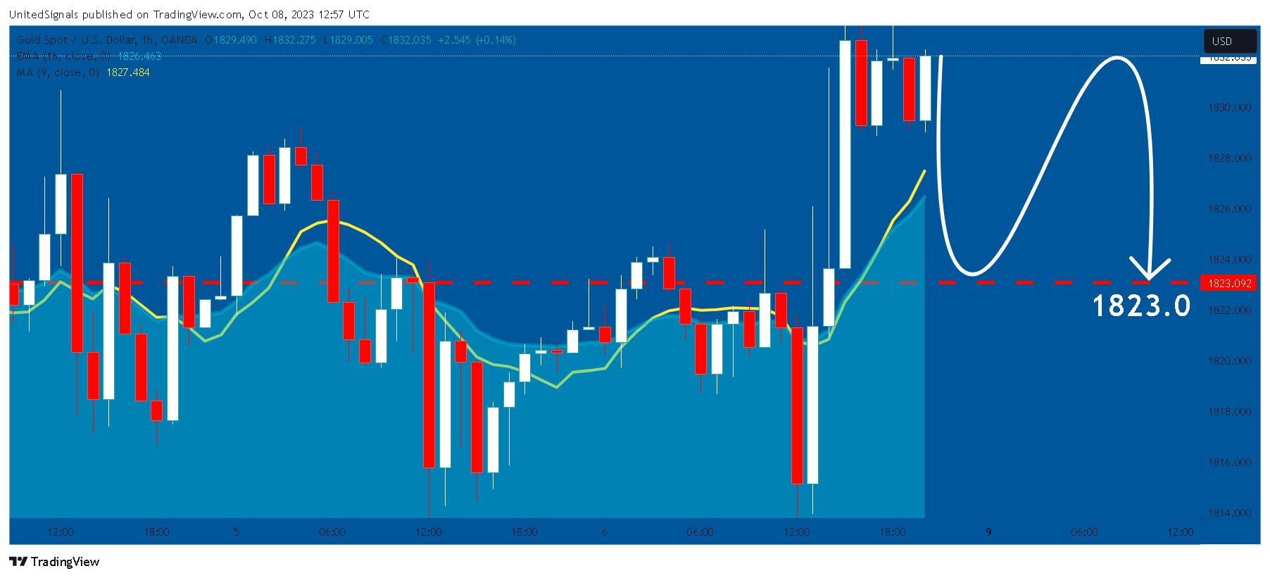 OANDA:XAUUSD Chart Image by UnitedSignals