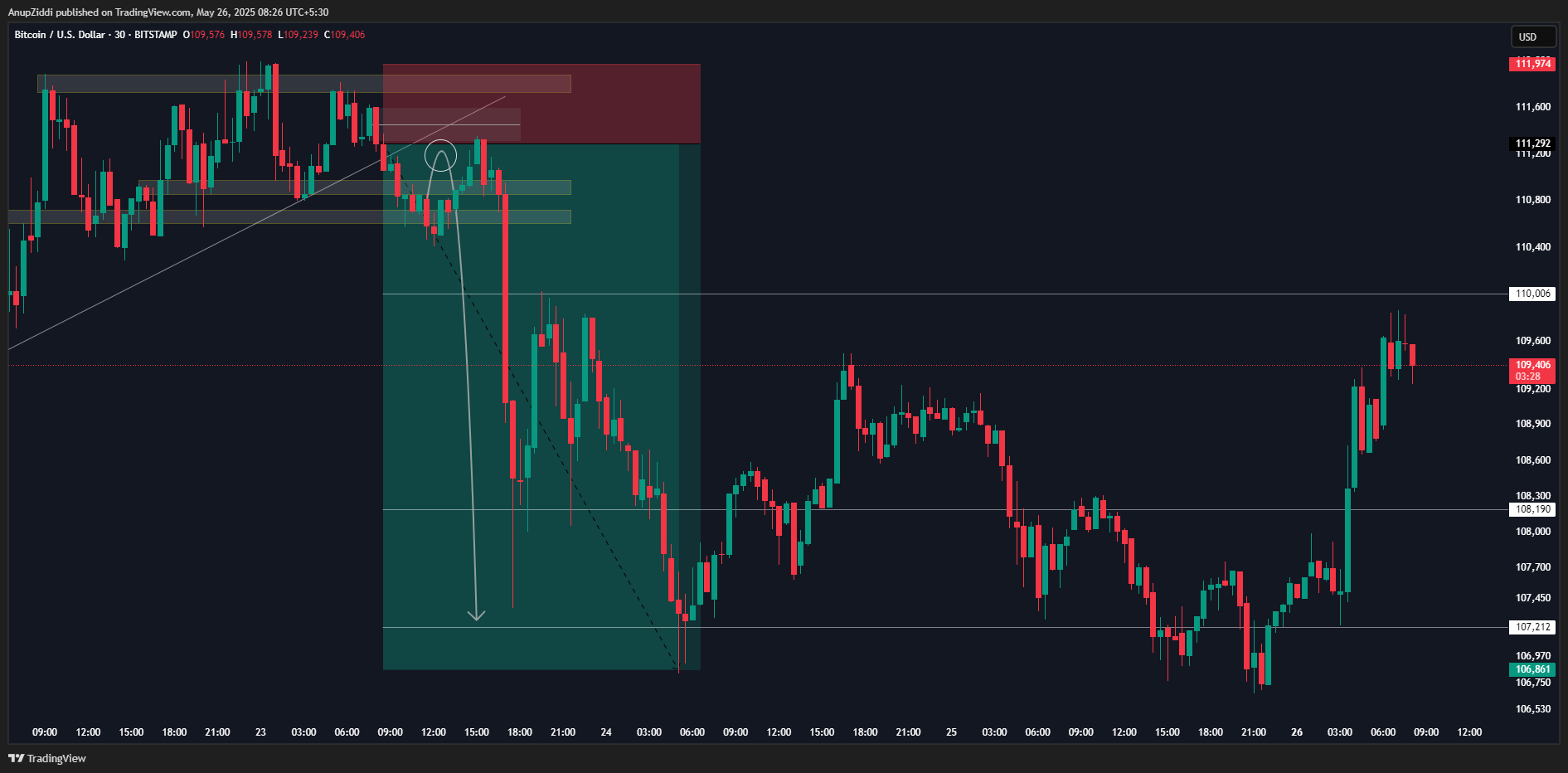 BITSTAMP:BTCUSD Chart Image by AnupZiddi