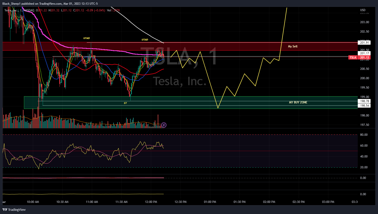NASDAQ:TSLA Chart Image by Black_Sheep1
