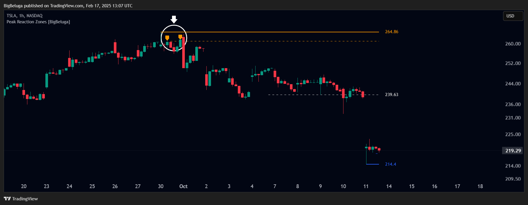 BATS:TSLA Chart Image by BigBeluga