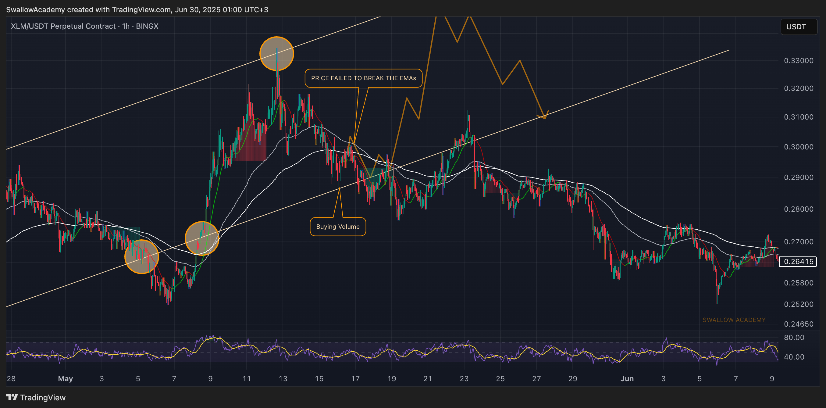 BINGX:XLMUSDT.P Chart Image by SwallowAcademy