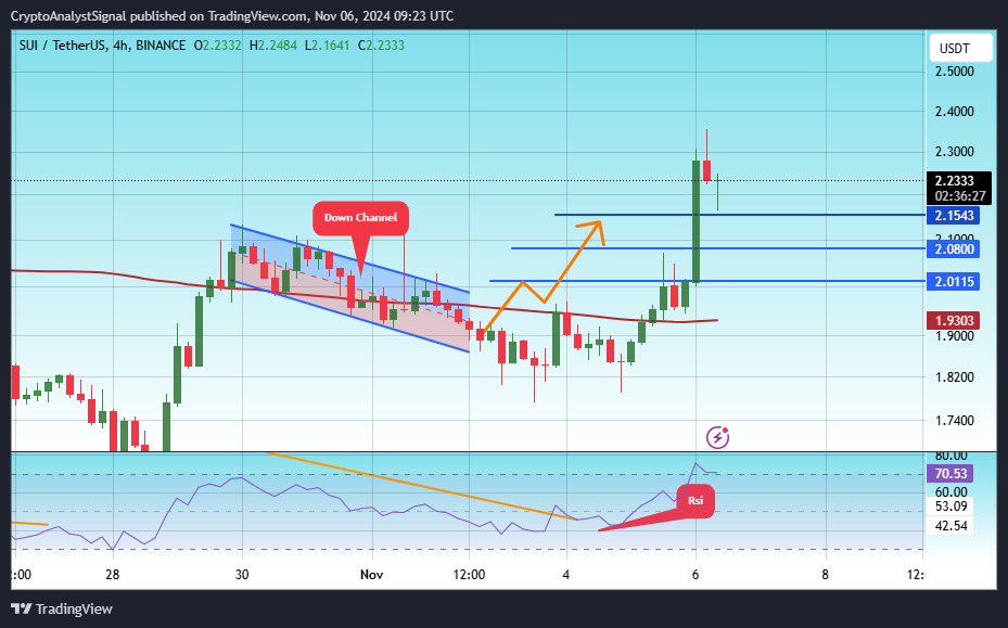 BINANCE:SUIUSDT Chart Image by CryptoAnalystSignal
