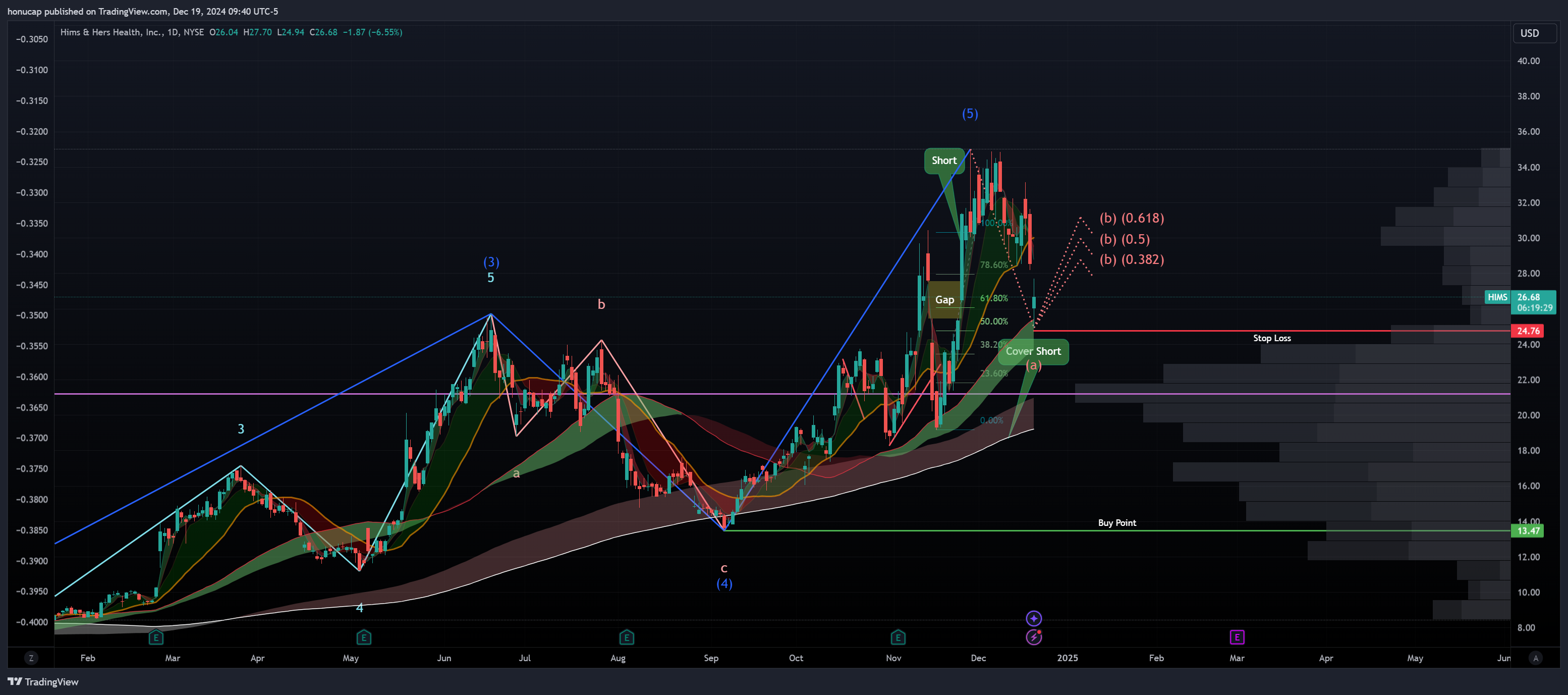 NYSE:HIMS Chart Image by honucap