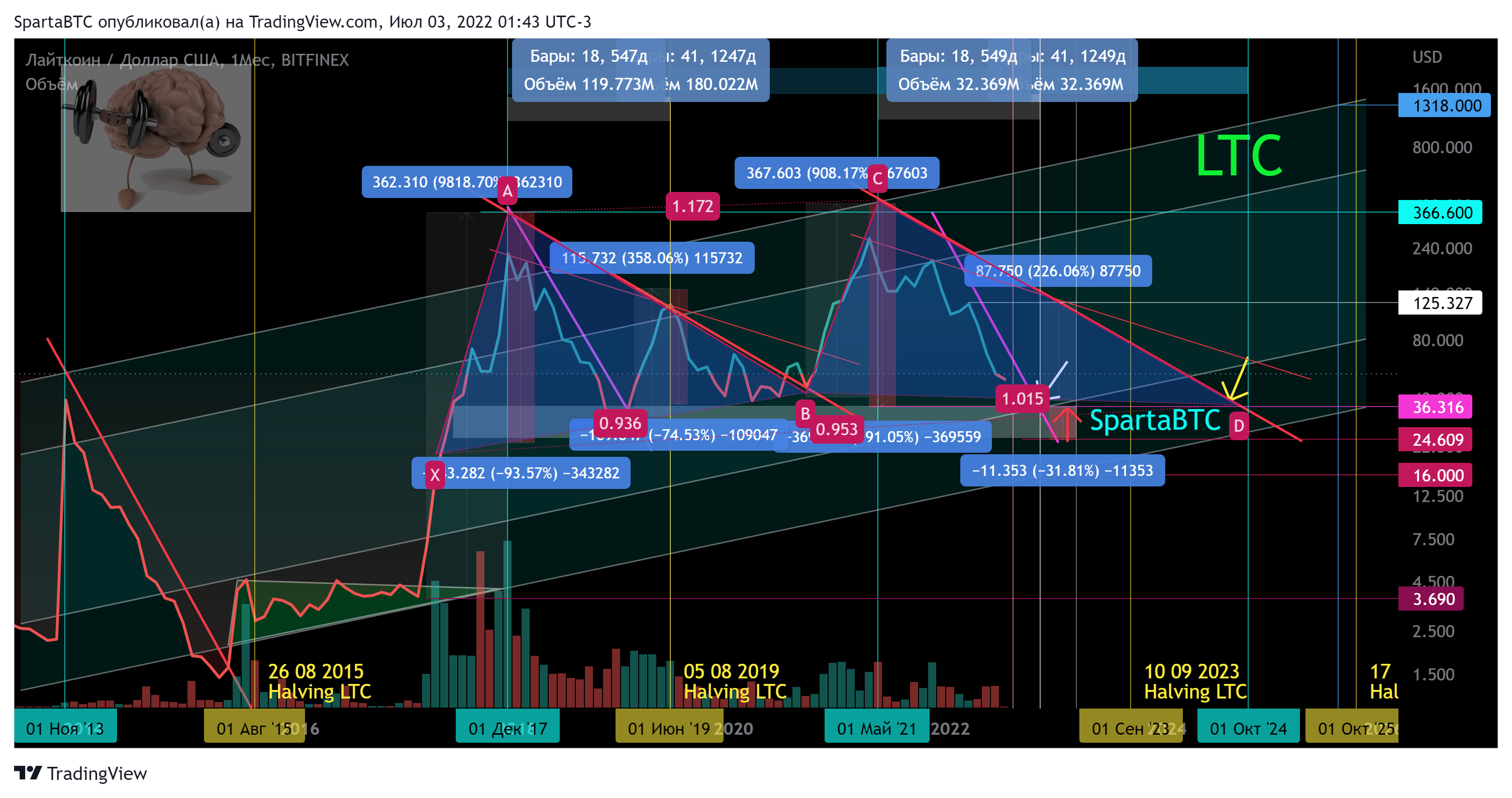 BITFINEX:LTCUSD Chart Image by SpartaBTC