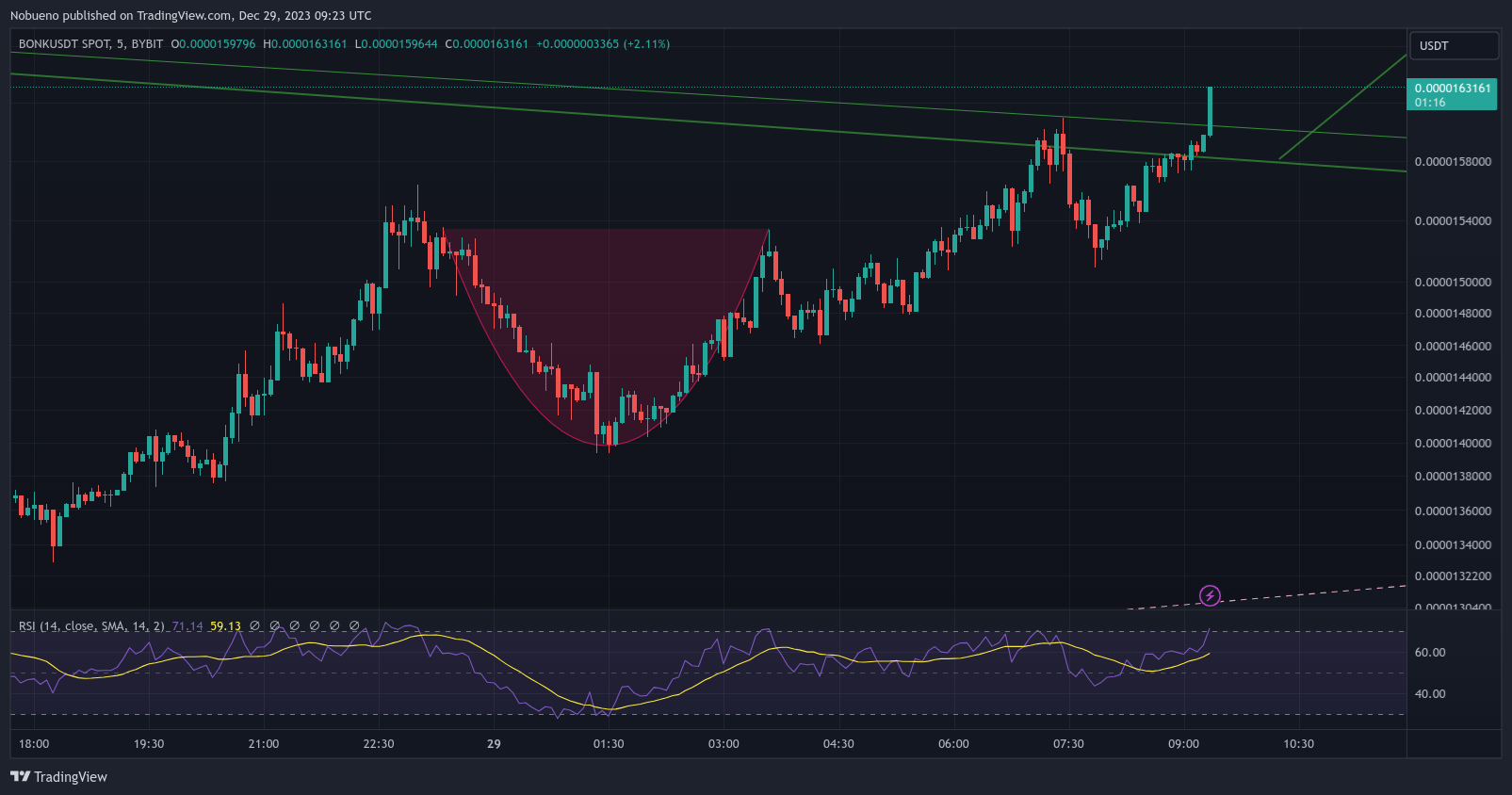 BYBIT:BONKUSDT Chart Image by Nobueno