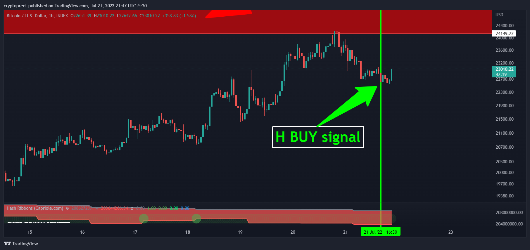 INDEX:BTCUSD Chart Image by cryptopreet