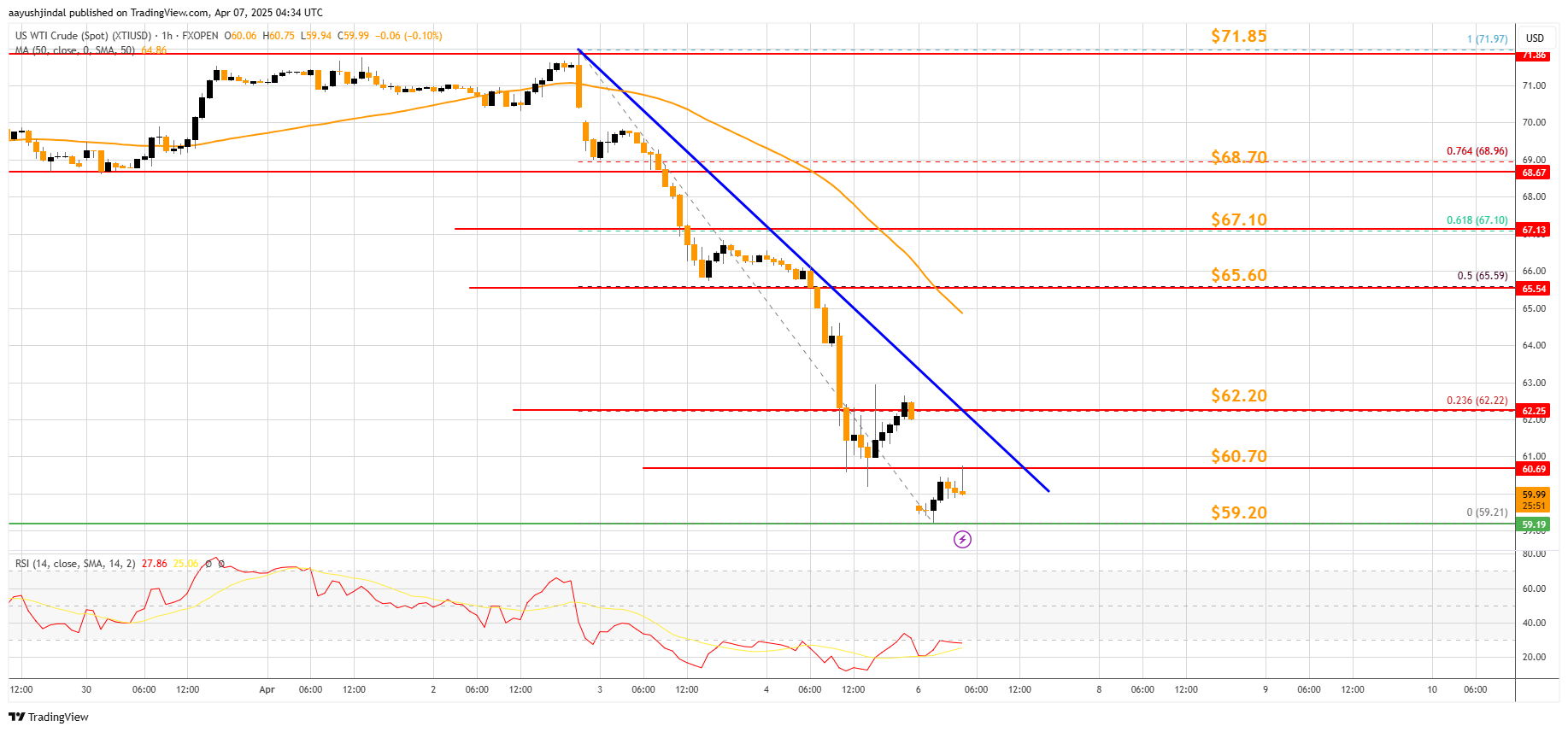 FXOPEN:XTIUSD Chart Image by aayushjindal