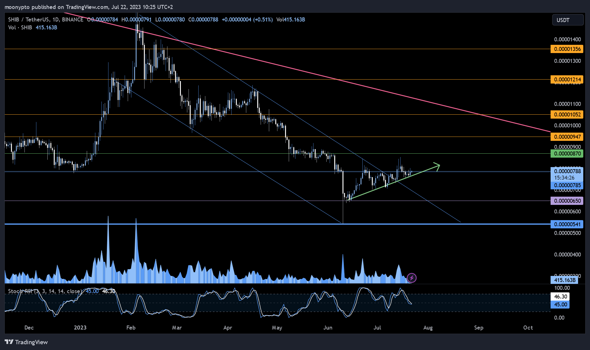 BINANCE:SHIBUSDT Chart Image by moonypto