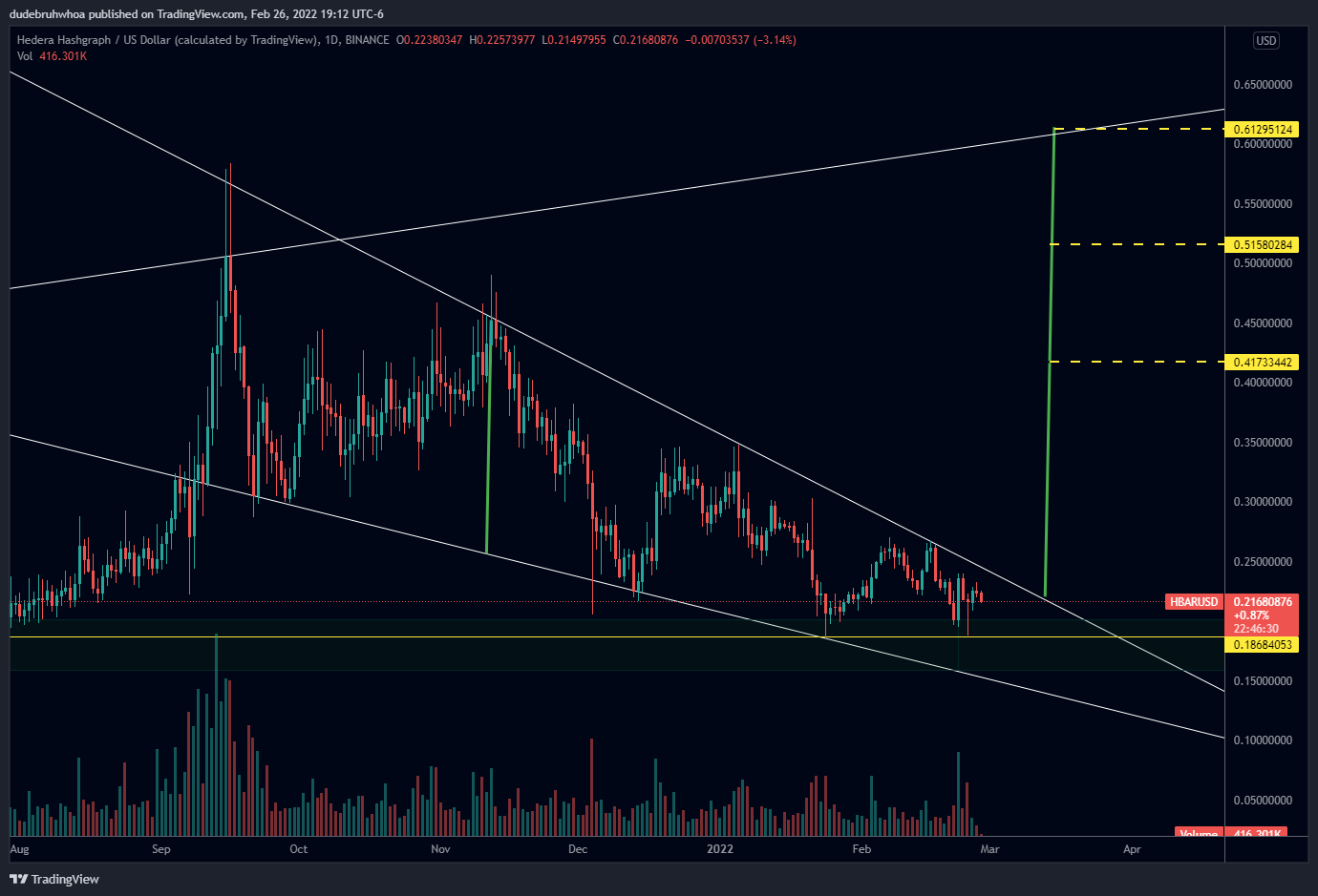 BINANCE:HBARUSD Chart Image by dudebruhwhoa