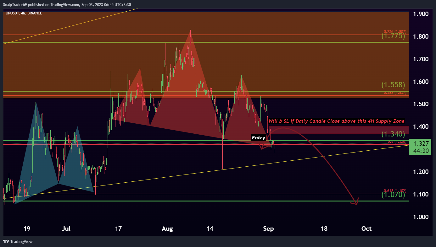 BINANCE:OPUSDT Chart Image by HesamUNT