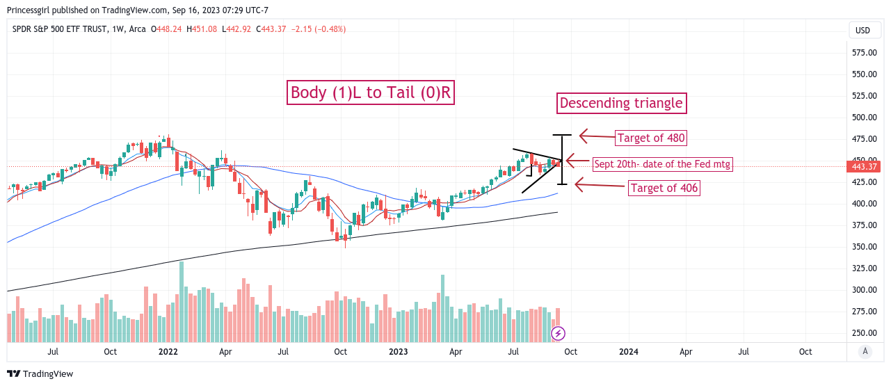 AMEX:SPY Chart Image by Princessgirl