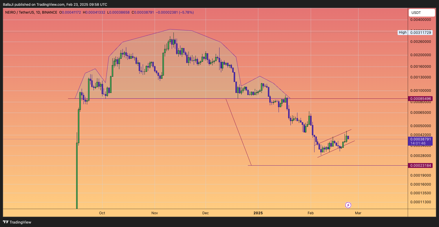 BINANCE:NEIROUSDT Chart Image by BallaJi