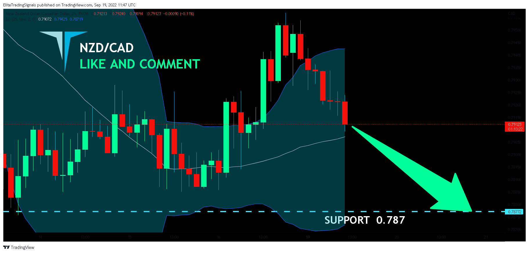 FX:NZDCAD Chart Image by EliteTradingSignals