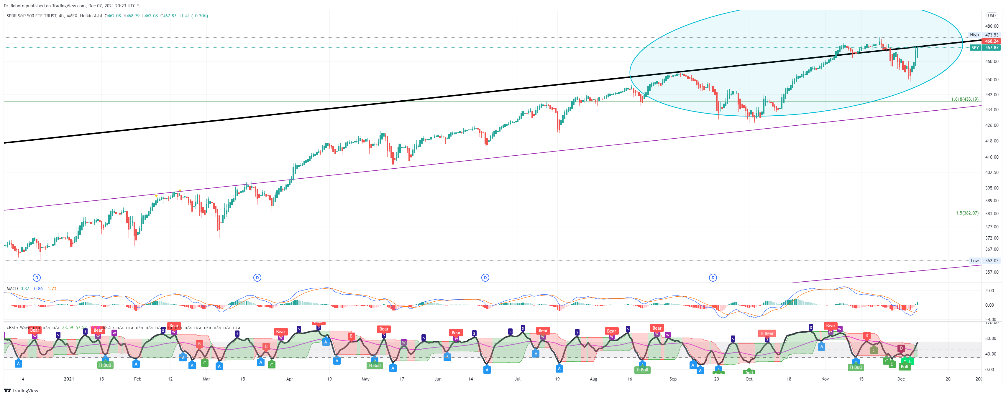 AMEX:SPY Chart Image by Dr_Roboto