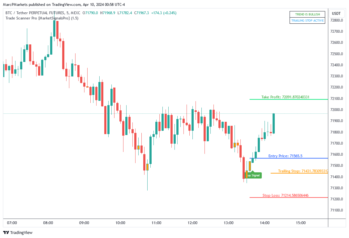 MEXC:BTCUSDT.P Chart Image by MarcPMarkets