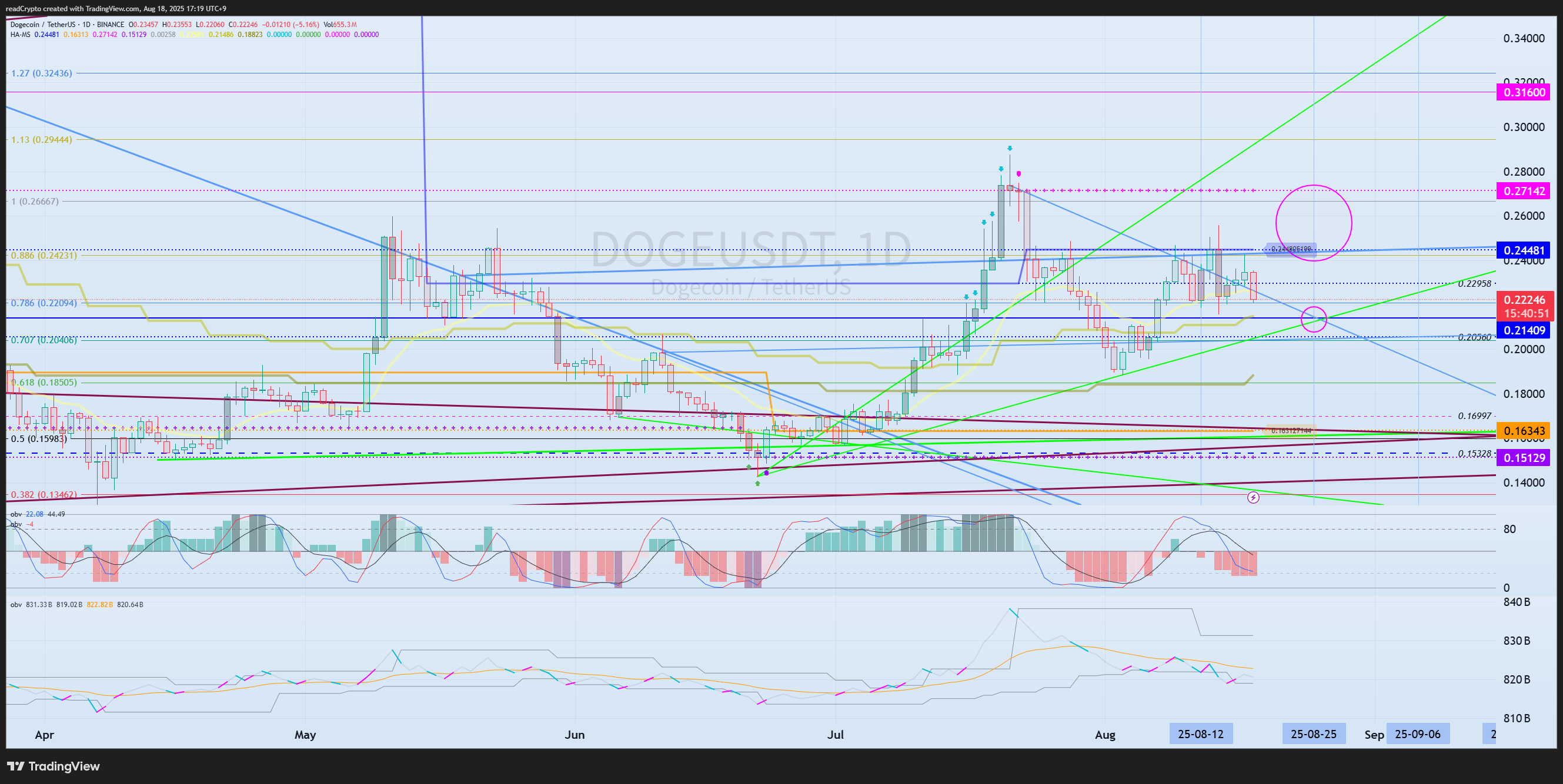 BINANCE:DOGEUSDT Chart Image by readCrypto