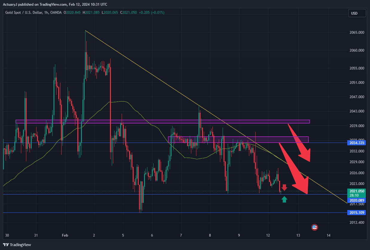 OANDA:XAUUSD Chart Image by ActuaryJ