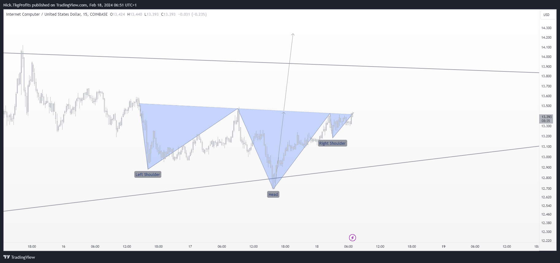 COINBASE:ICPUSD Chart Image by Nick.TkgProfits