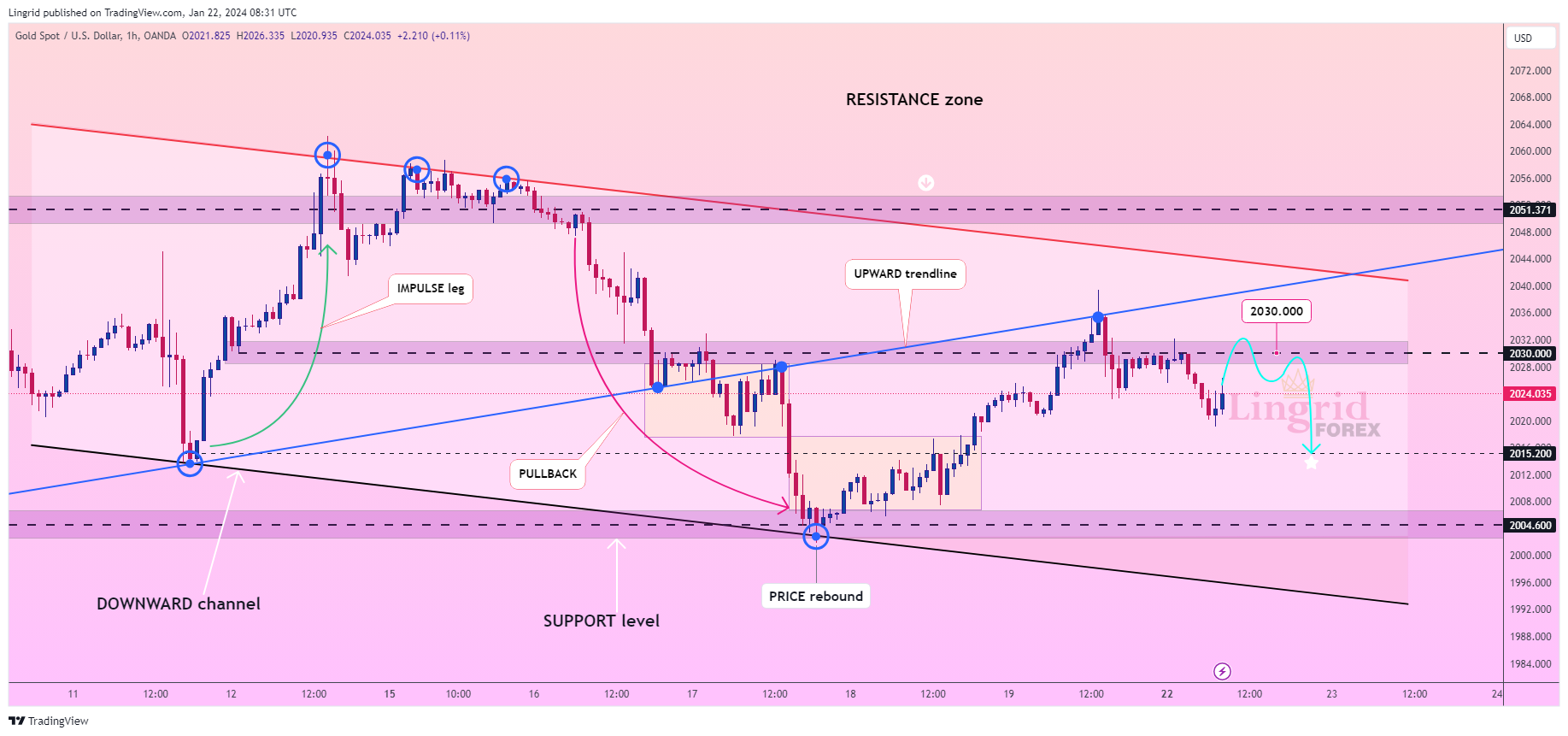 OANDA:XAUUSD Chart Image by Lingrid
