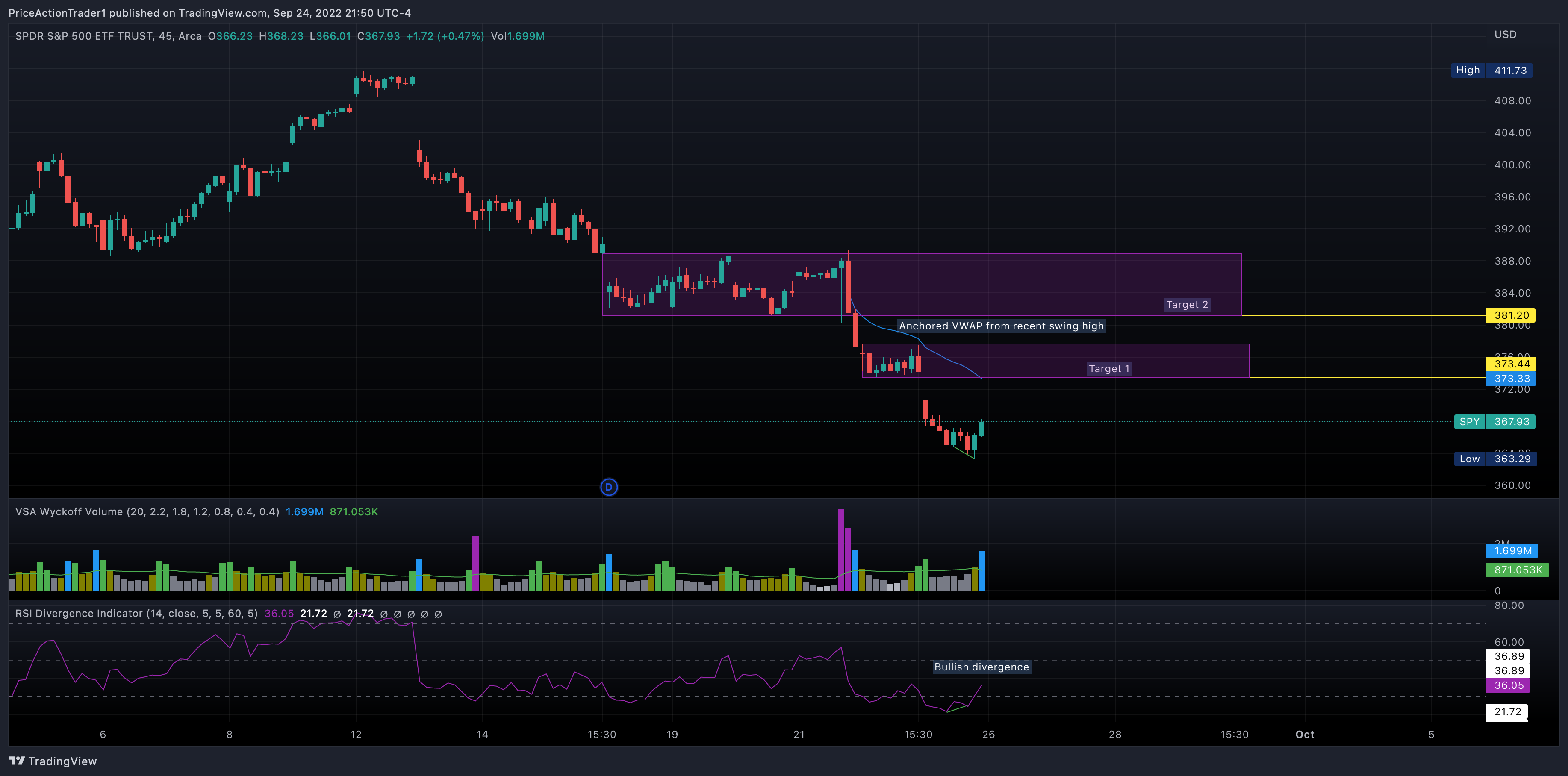 AMEX:SPY Chart Image by PriceActionTrader1