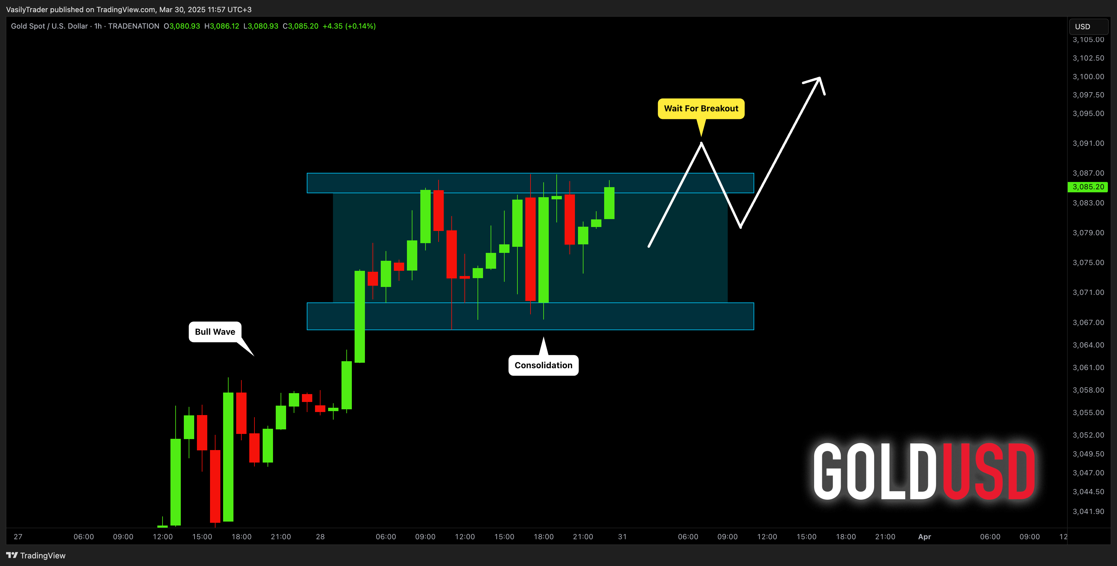 TRADENATION:XAUUSD Chart Image by VasilyTrader