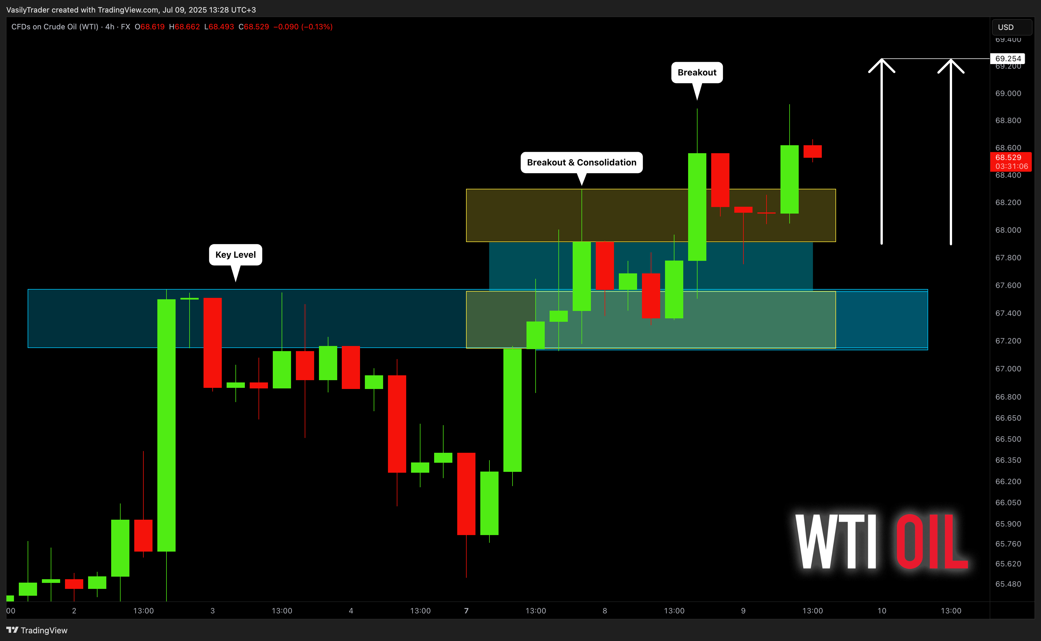FX:USOIL Chart Image by VasilyTrader