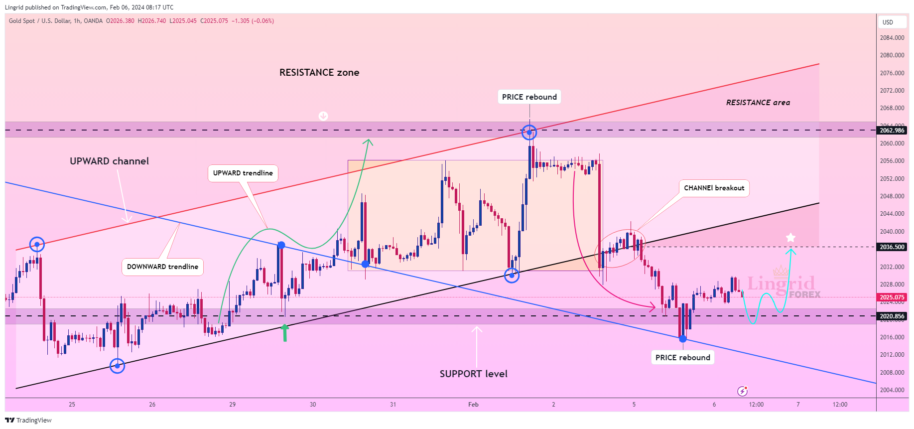 OANDA:XAUUSD Chart Image by Lingrid