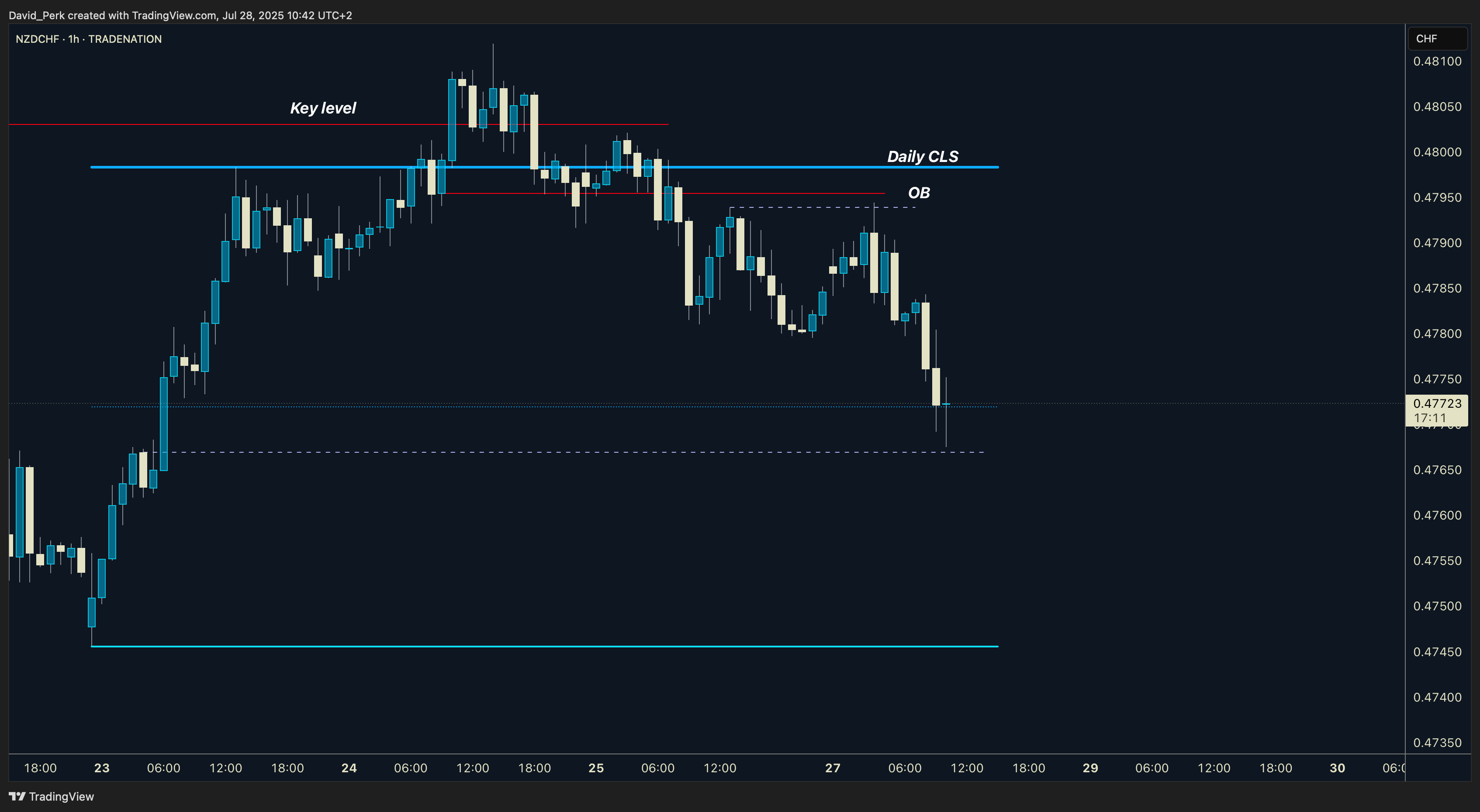 TRADENATION:NZDCHF Chart Image by David_Perk
