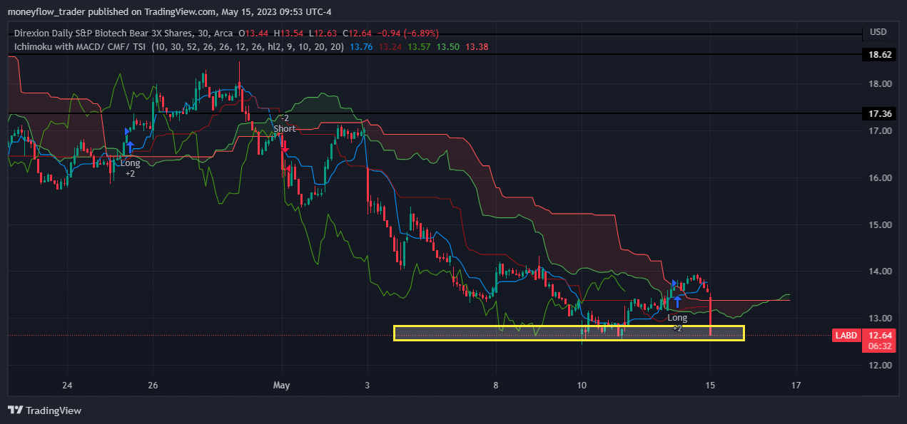 AMEX:LABD Chart Image by moneyflow_trader